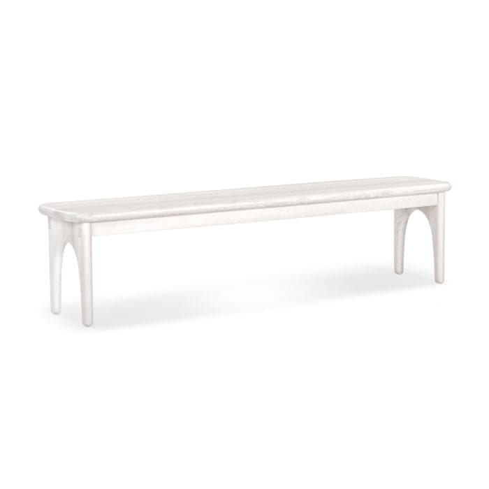 Luna Dining Bench-Union Home Furniture-UNION-DIN00278-BenchesWashed Oak-4-France and Son