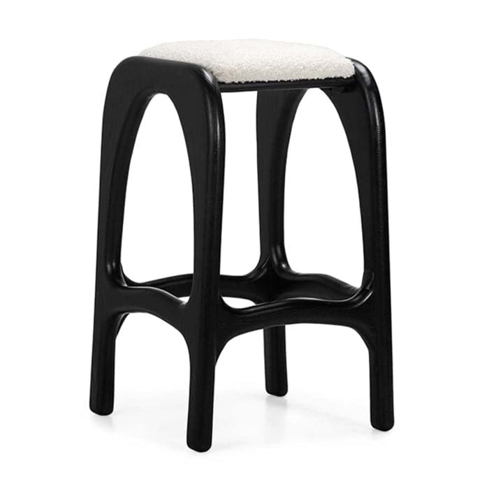 Luna Bar Stool 30″-Union Home Furniture-UNION-DIN00285-Bar StoolsCharcoal Oil Finish-5-France and Son