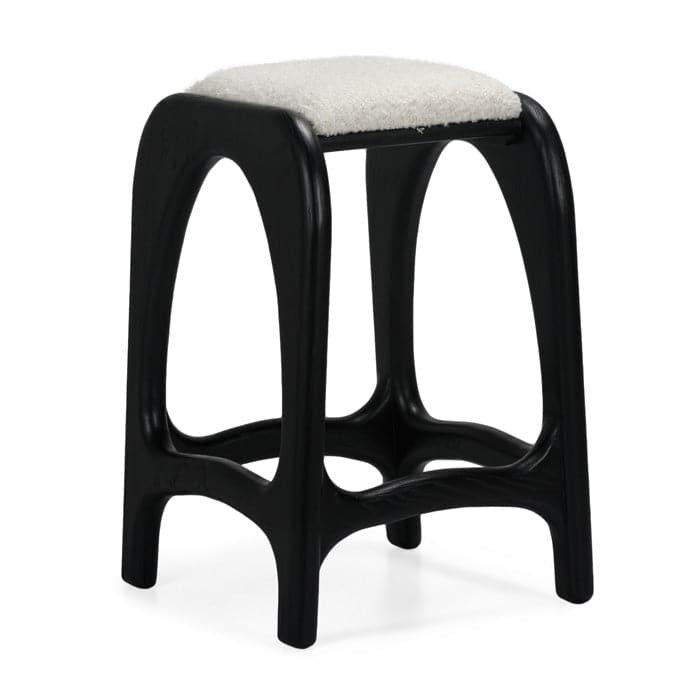 Luna Counter Stool 26″-Union Home Furniture-UNION-DIN00286-Stools & OttomansCharcoal Oil Finish-5-France and Son