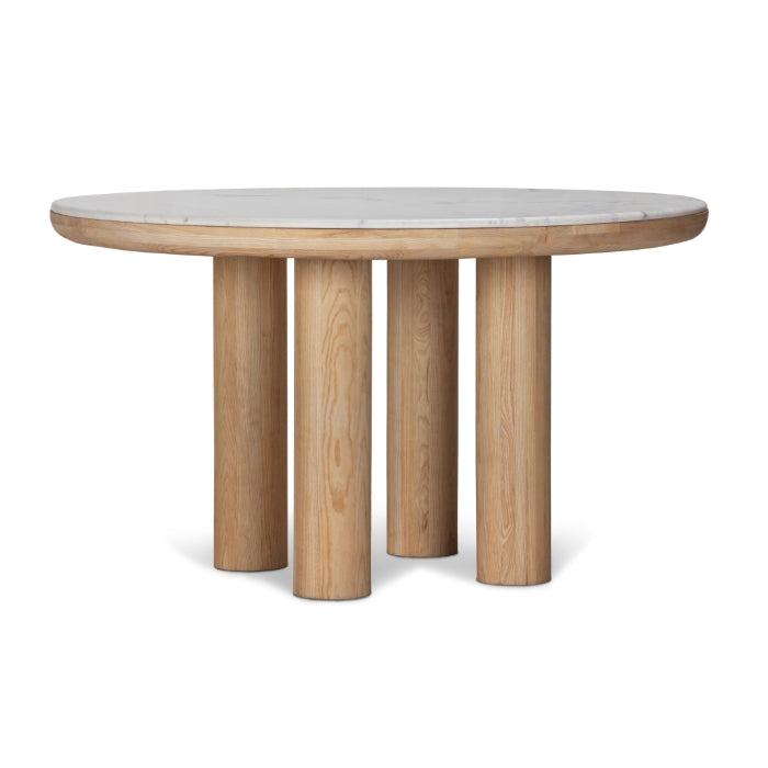 Pillar Round Dining Table-Union Home Furniture-UNION-DIN00320-Dining Tables-1-France and Son