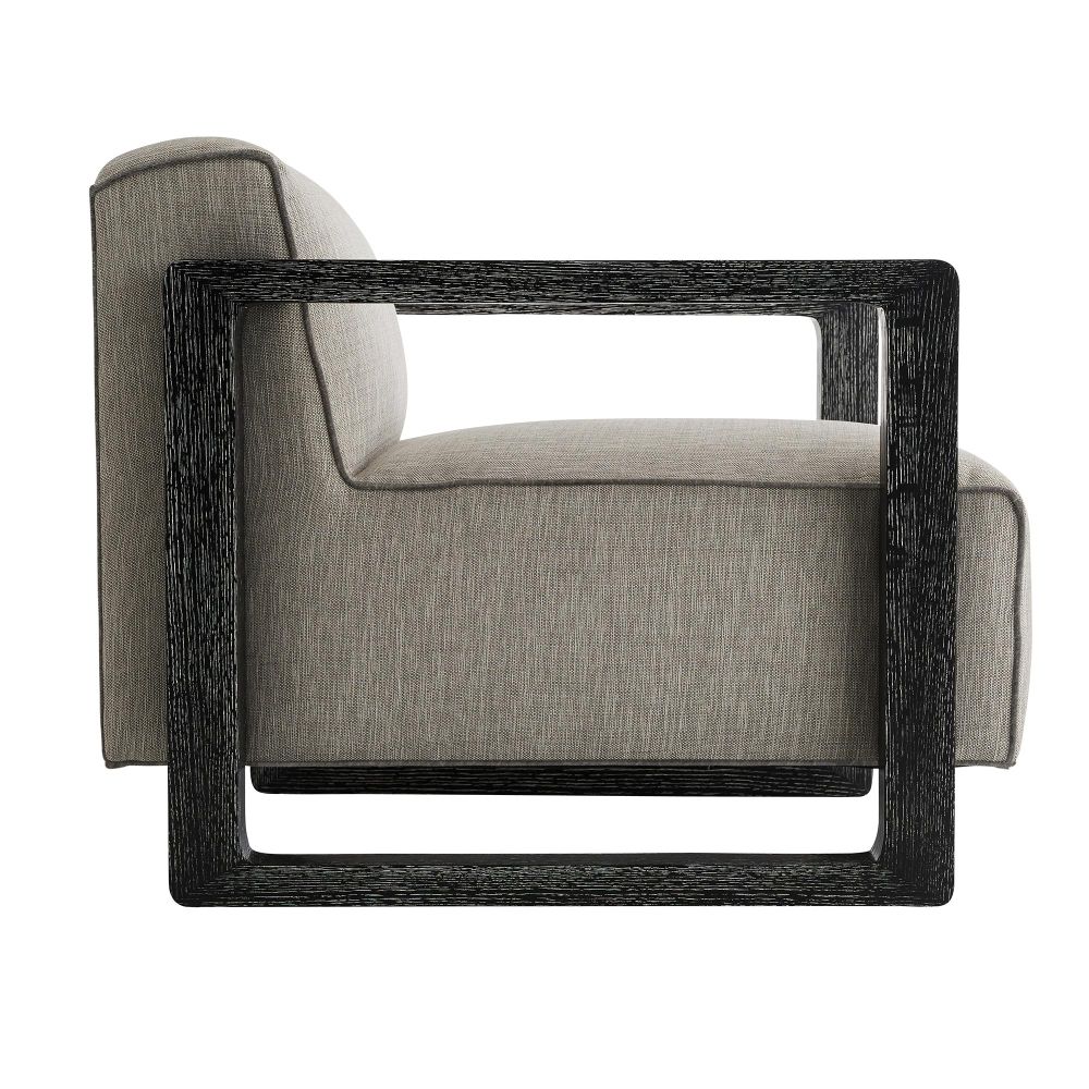 Lounge Chairs Crank Chair Fossil Tweed Black Cerused - Black