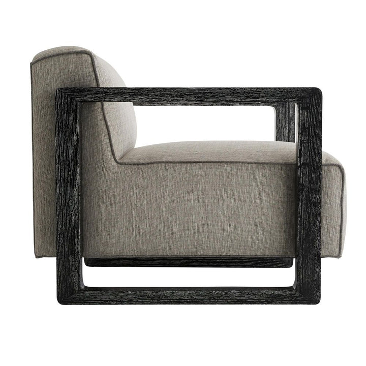 Lounge Chairs Crank Chair Fossil Tweed Black Cerused - Black