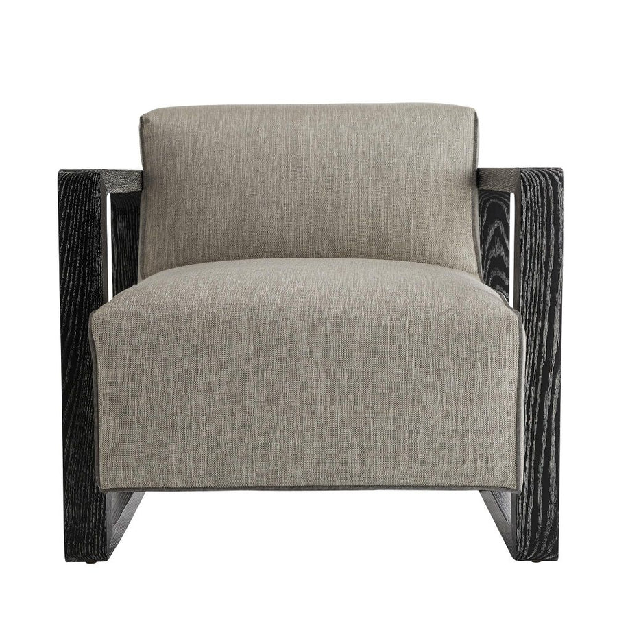 Lounge Chairs Crank Chair Fossil Tweed Black Cerused - Black