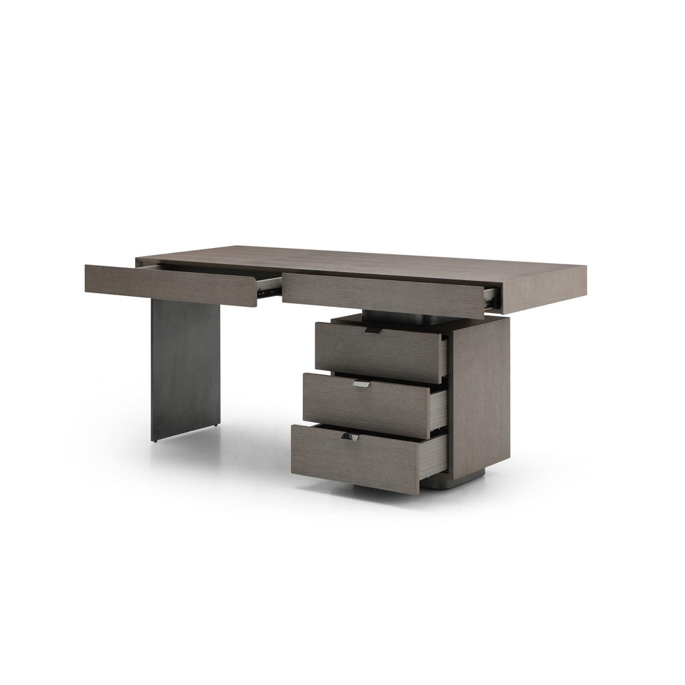 Alma Desk-Whiteline Modern Living-WHITELINE-DK1894-GRY-Desks-2-France and Son
