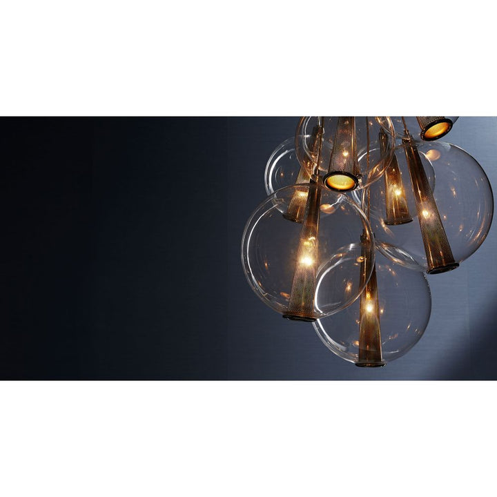 Chandeliers Alina Adjustable Large Cluster - Silver