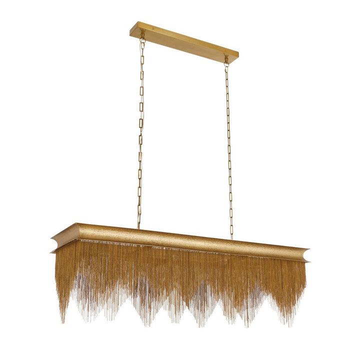 Regina Linear Chandelier - Gold