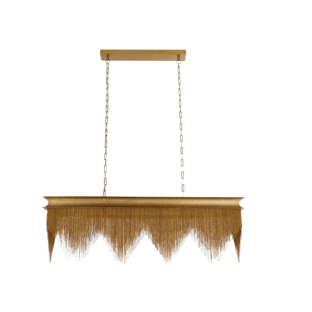Chandeliers Regina Linear Chandelier - Gold