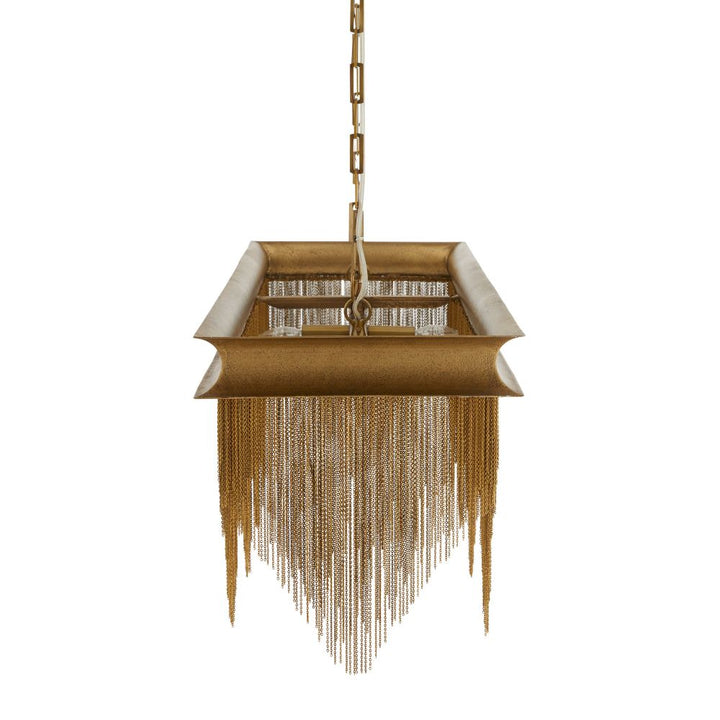Regina Linear Chandelier - Gold