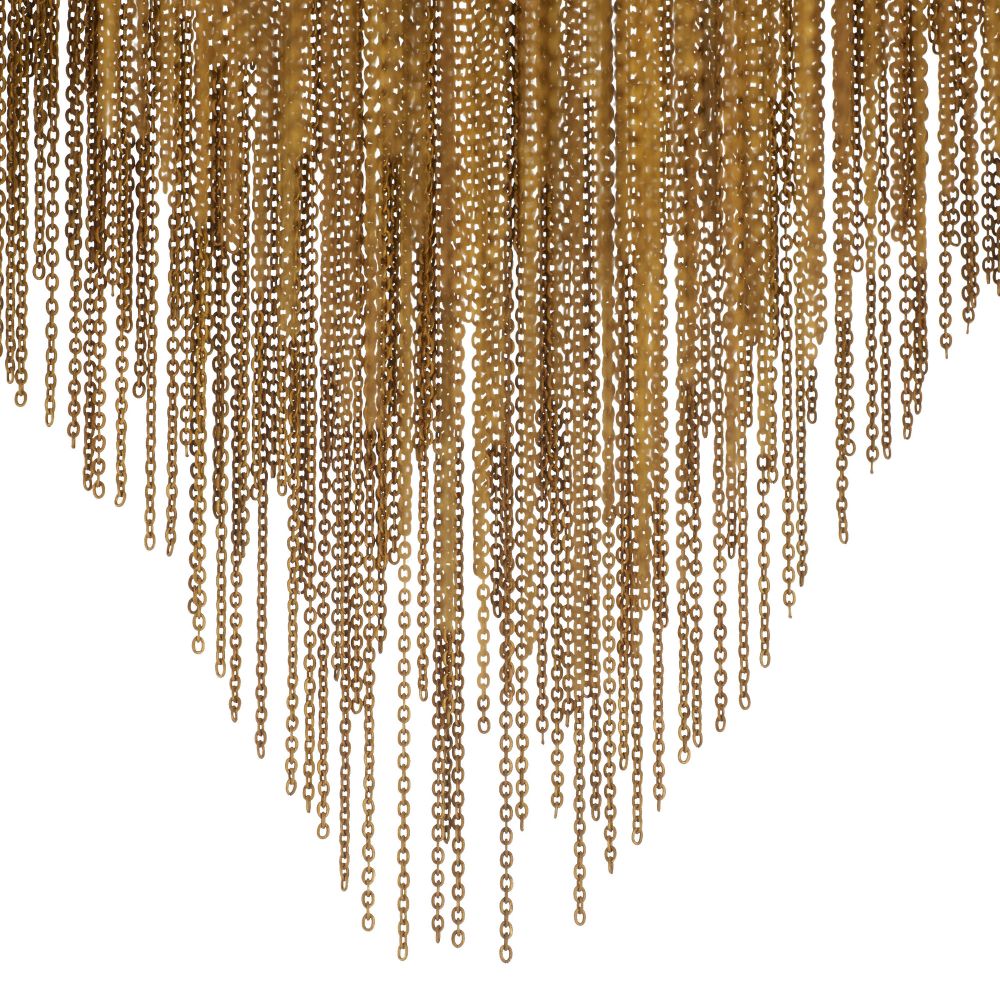 Regina Linear Chandelier - Gold