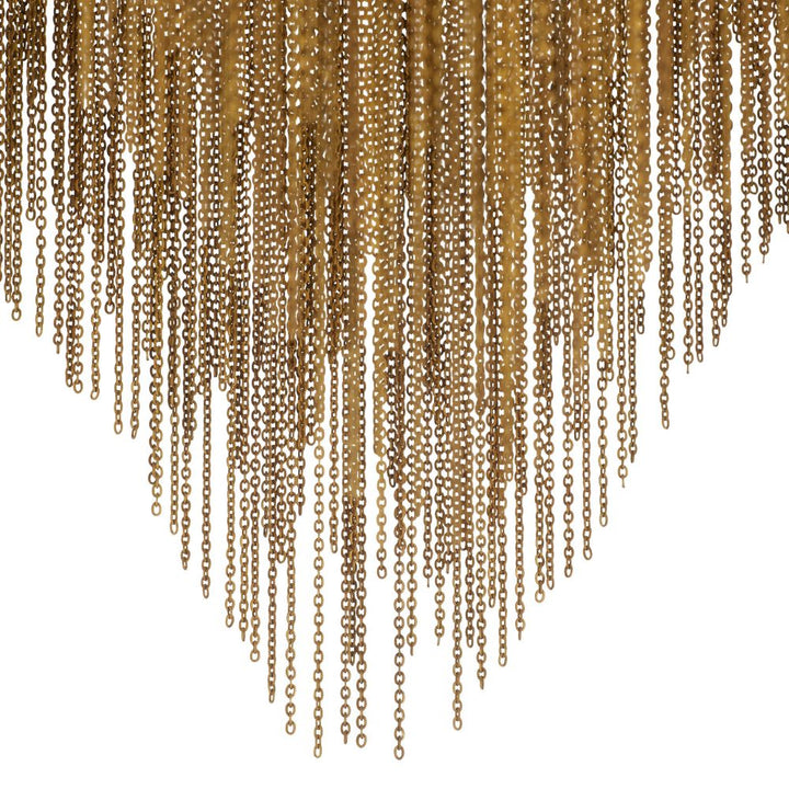 Regina Linear Chandelier - Gold