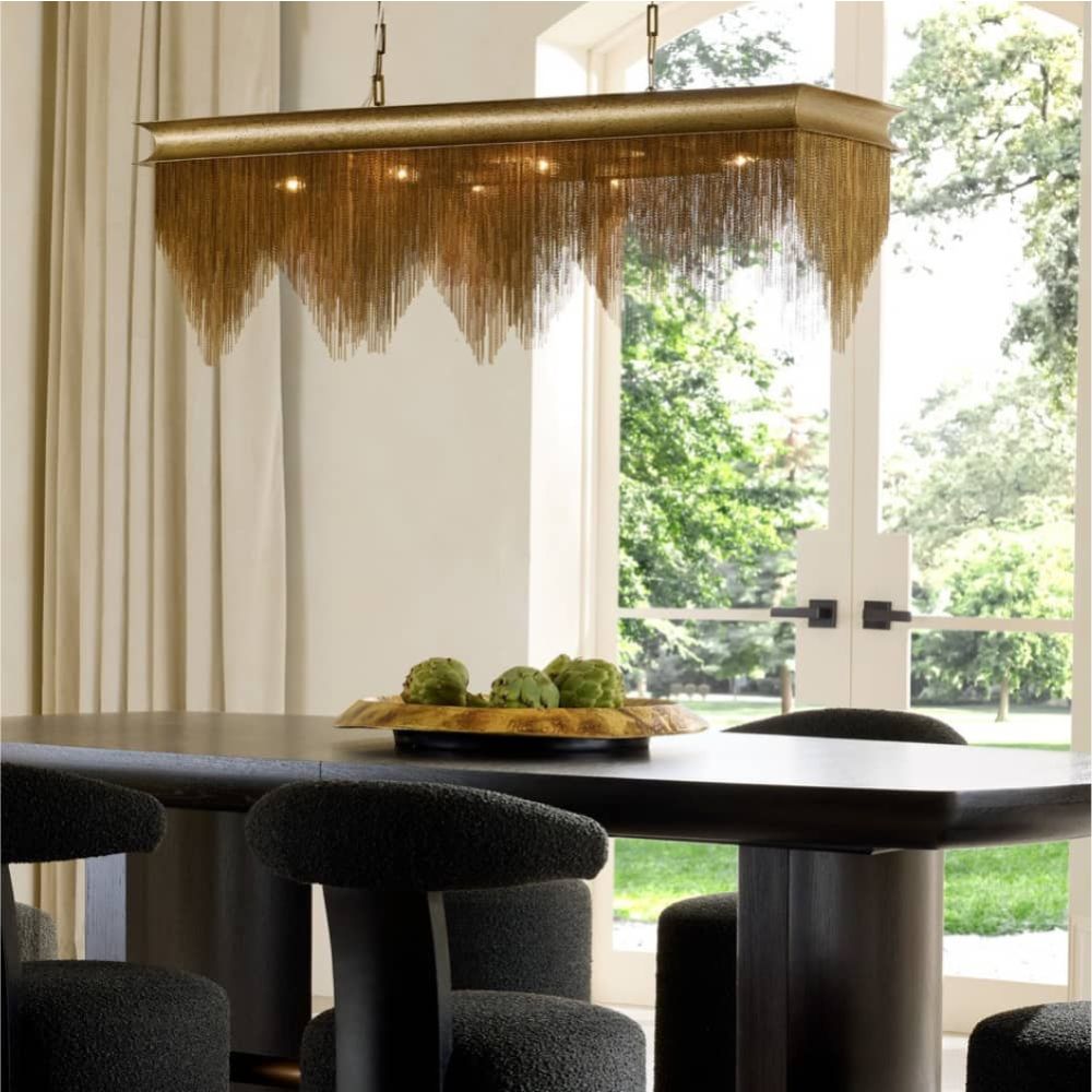 Chandeliers Regina Linear Chandelier - Gold