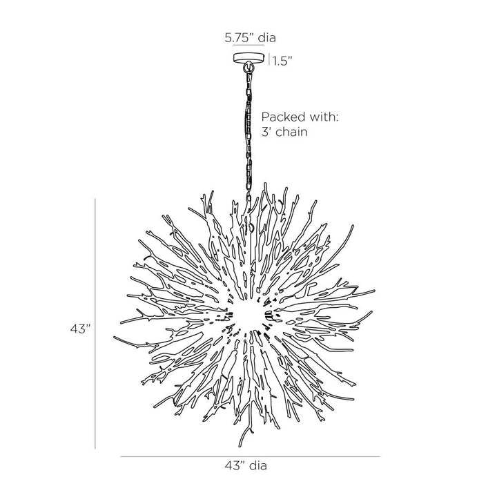 Zephyraby Chandelier - Black