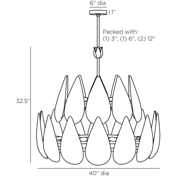 Valentina Chandelier - Gold