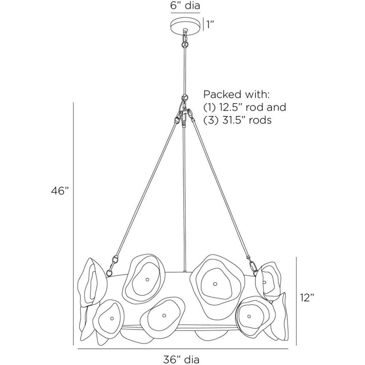 Quintero Chandelier - Black