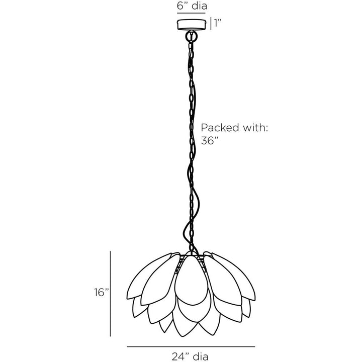 Stetson Chandelier - White