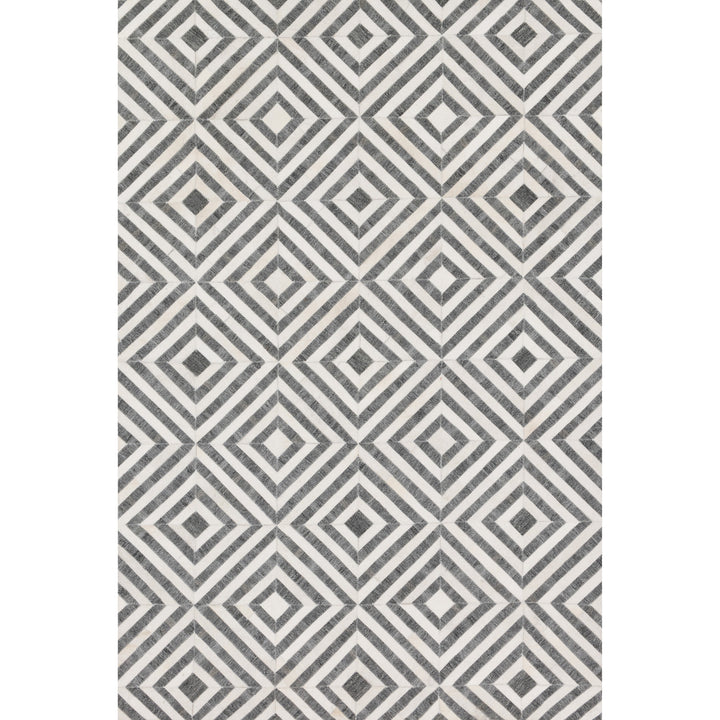 Loloi Dorado Charcoal / Ivory 2'-6" x 8'-0" Runner Rug