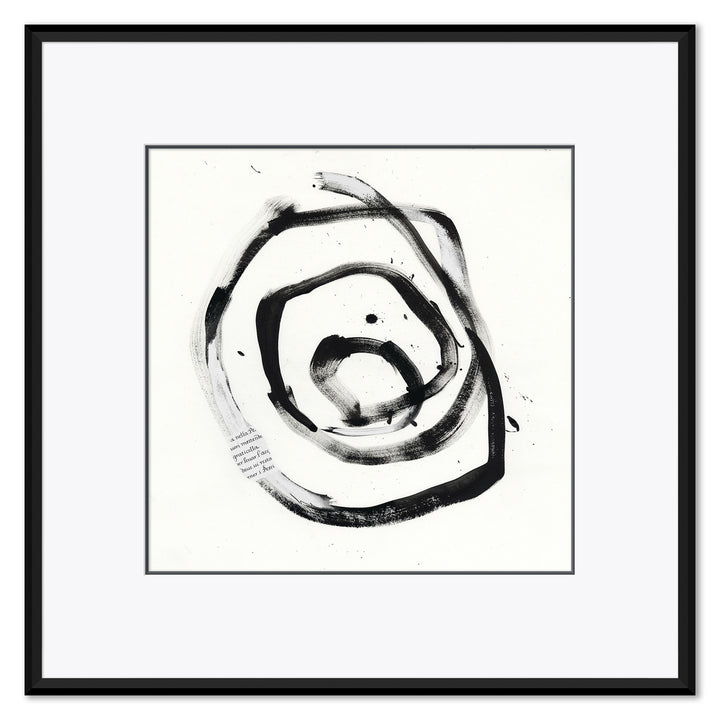 Black and White Abstract No. 5 by Soicher Marin