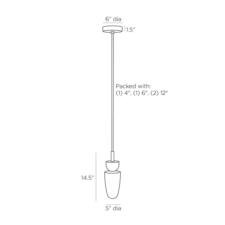 Pendants Lawson Pendant - Black