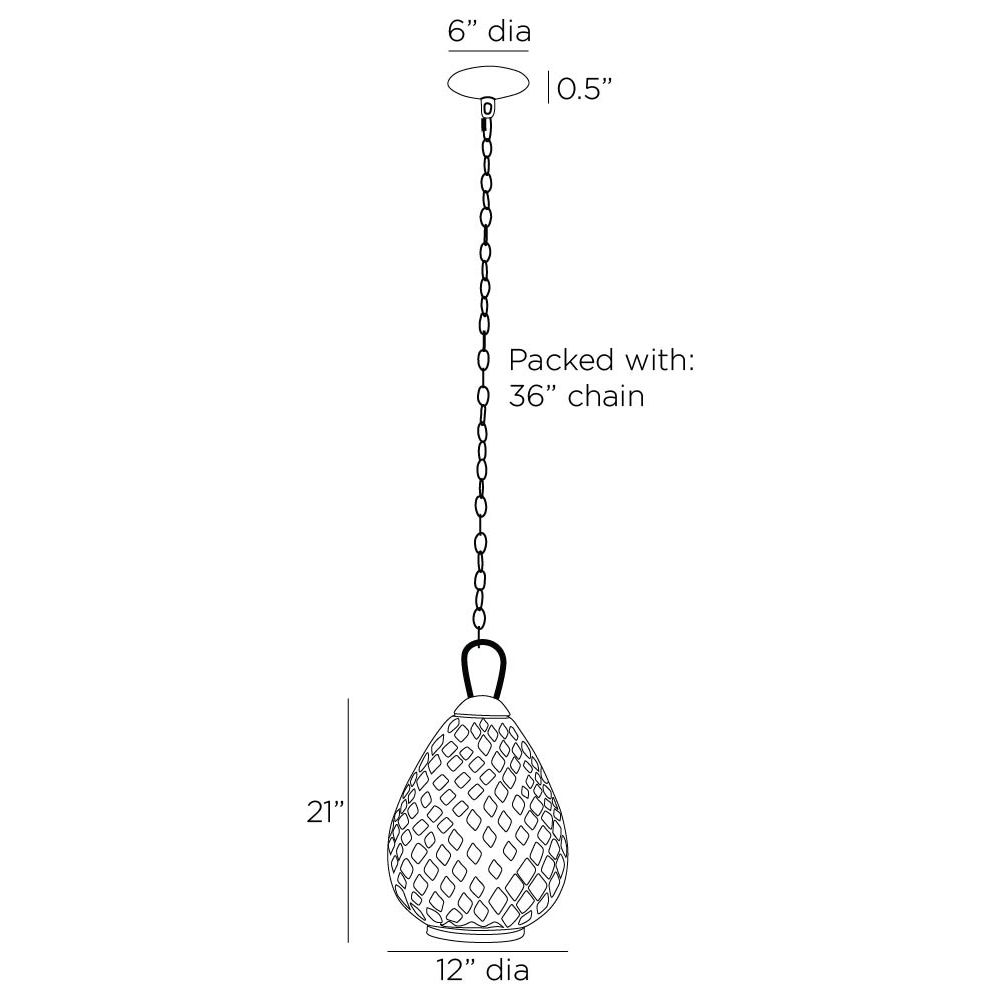 Electra Pendant - Black