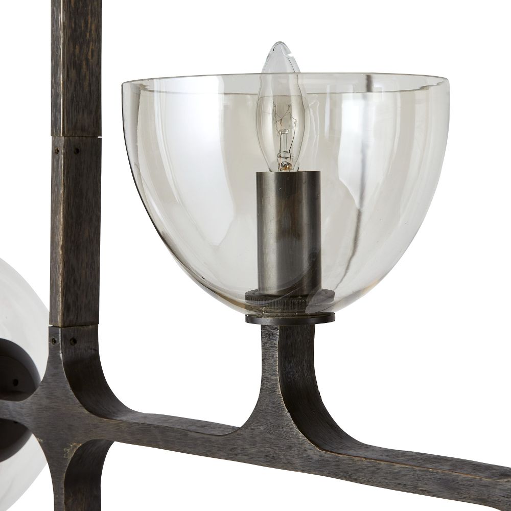 Riverlyn Linear Chandelier - Black