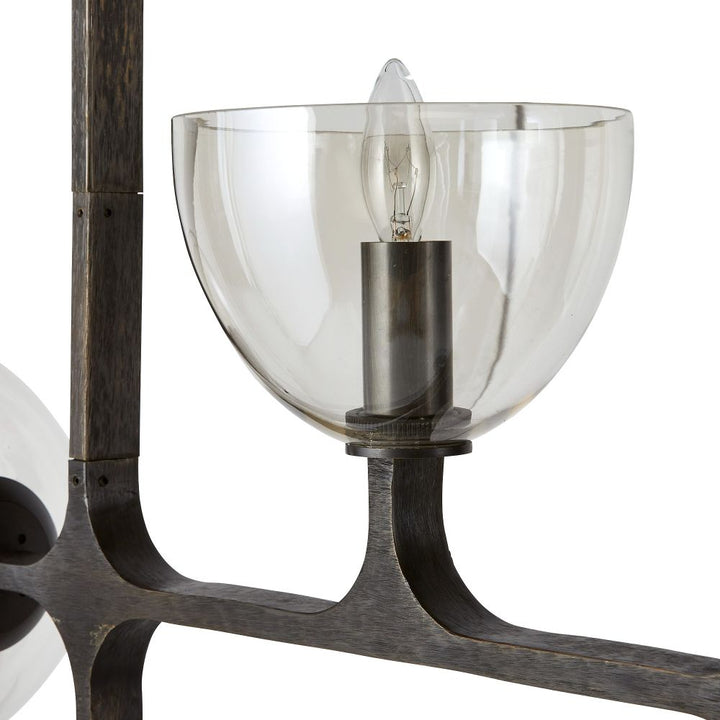 Riverlyn Linear Chandelier - Black