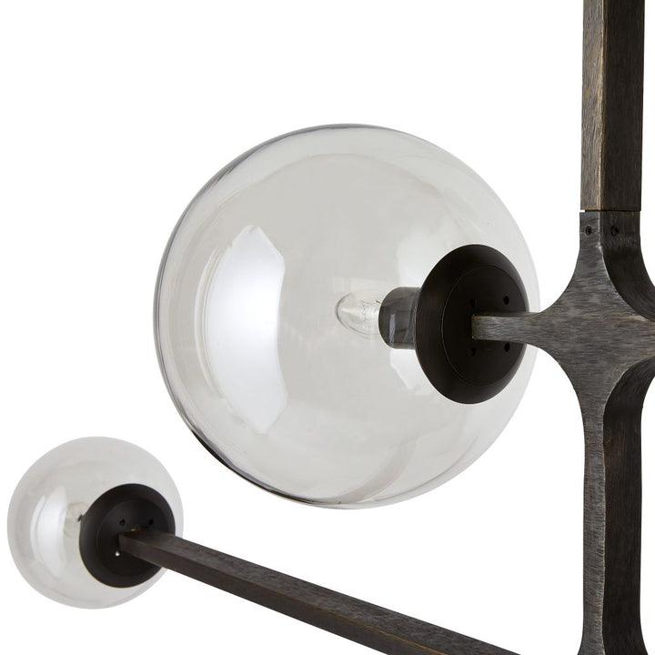 Riverlyn Linear Chandelier - Black