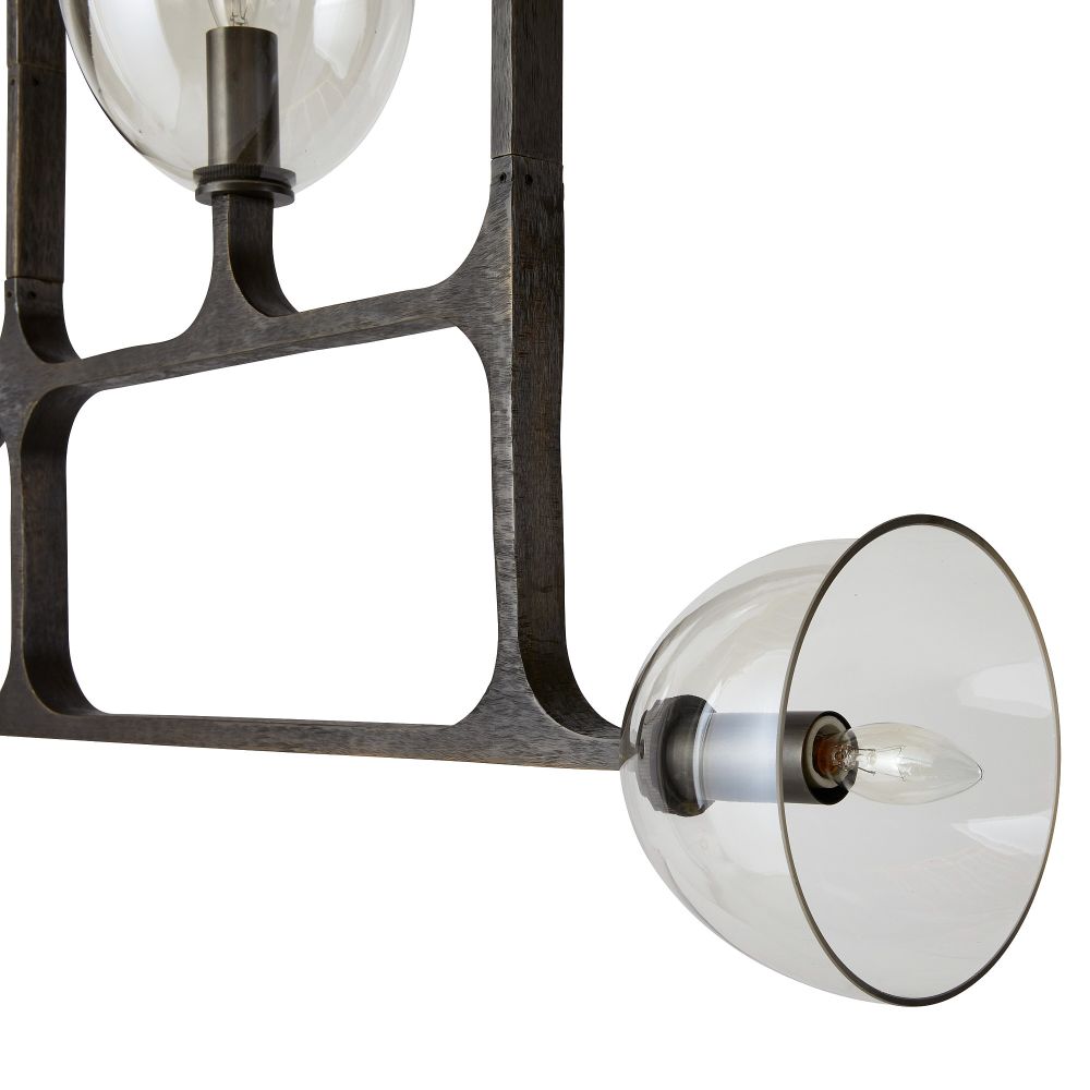 Riverlyn Linear Chandelier - Black