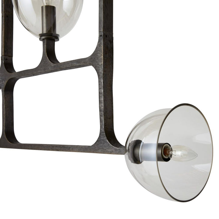 Riverlyn Linear Chandelier - Black