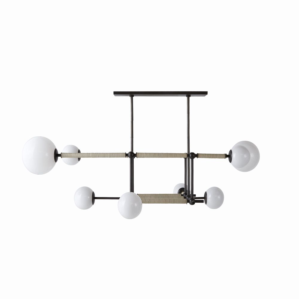Chandeliers Larisa Linear Chandelier - Black