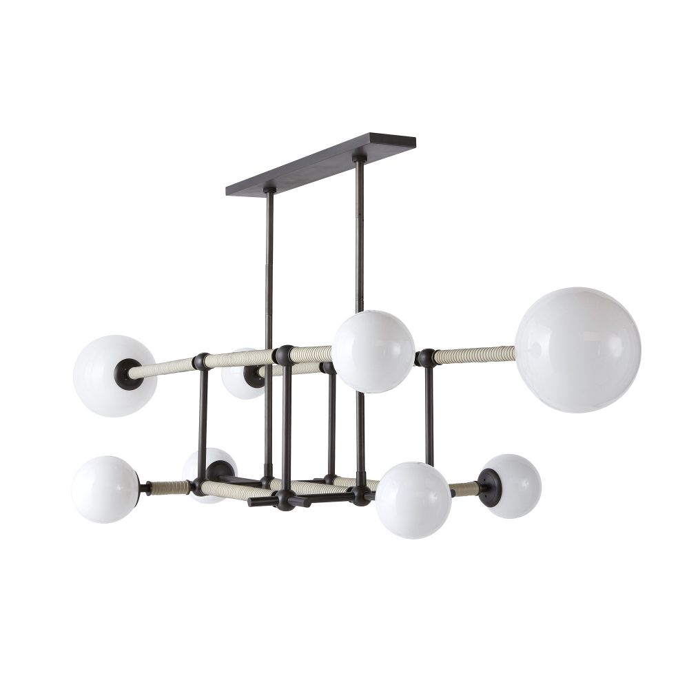 Chandeliers Larisa Linear Chandelier - Black