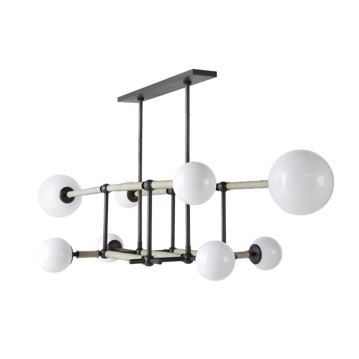 Chandeliers Larisa Linear Chandelier - Black