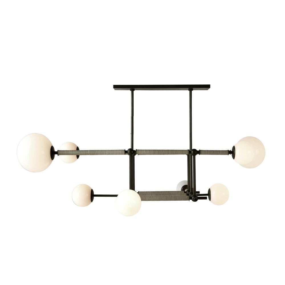 Chandeliers Larisa Linear Chandelier - Black