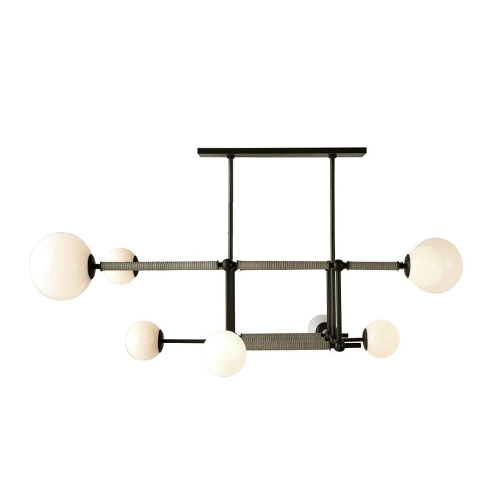 Chandeliers Larisa Linear Chandelier - Black