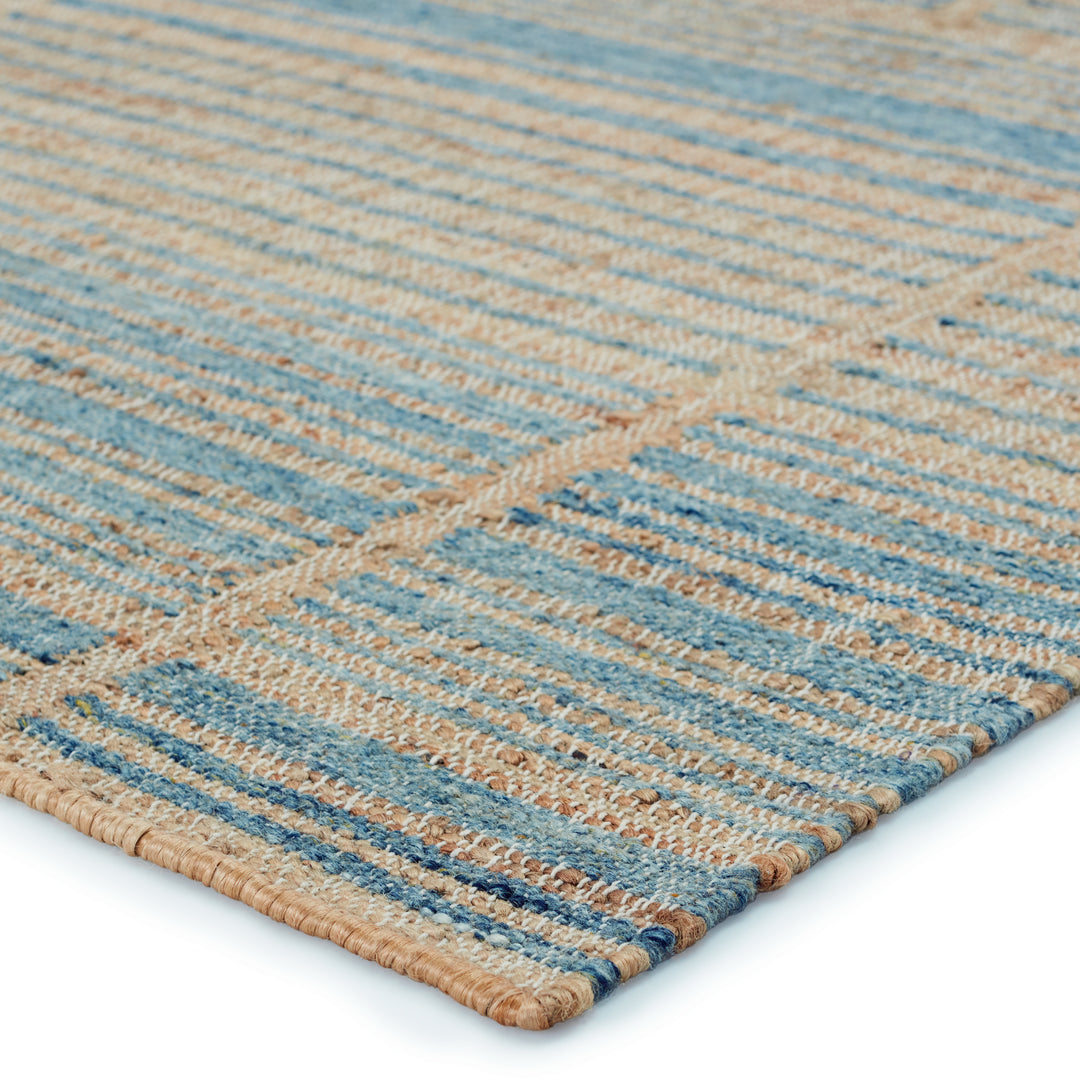 Jaipur Living Ciana Handmade Striped Brown/ Blue Area Rug (10'X14')