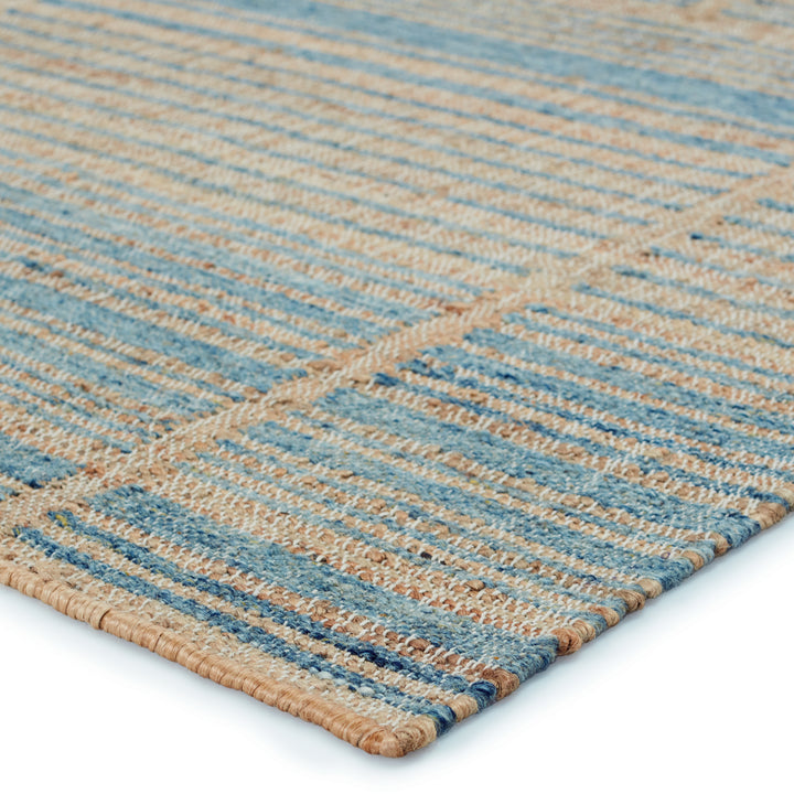 Jaipur Living Ciana Handmade Striped Brown/ Blue Area Rug (10'X14')