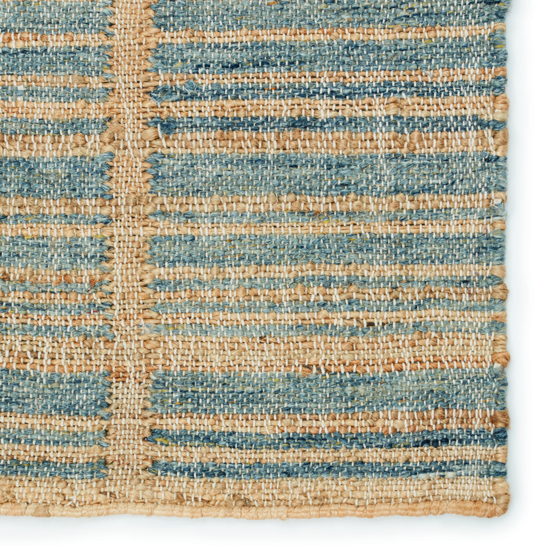 Jaipur Living Ciana Handmade Striped Brown/ Blue Area Rug (9'X12')