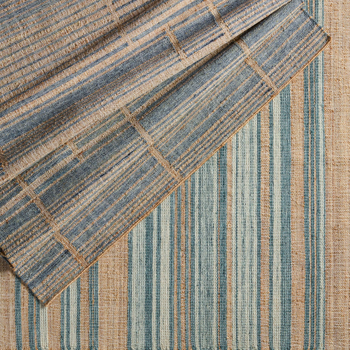 Jaipur Living Ciana Handmade Striped Brown/ Blue Area Rug (2'X3')