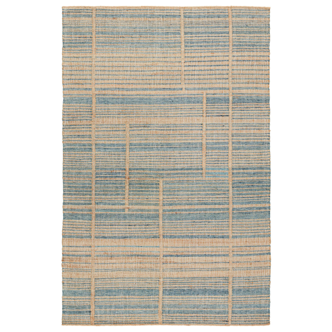 Jaipur Living Ciana Handmade Striped Brown/ Blue Area Rug (5'X8')