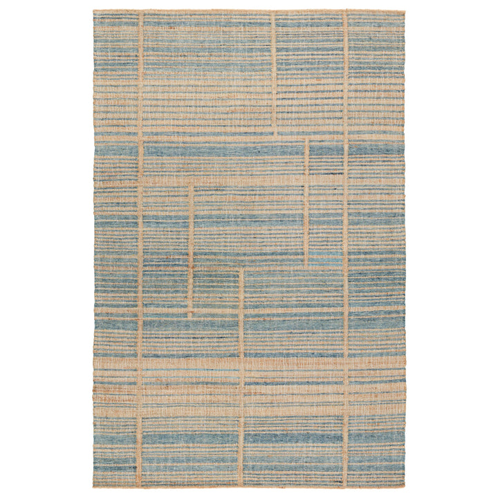 Jaipur Living Ciana Handmade Striped Brown/ Blue Area Rug (9'X12')