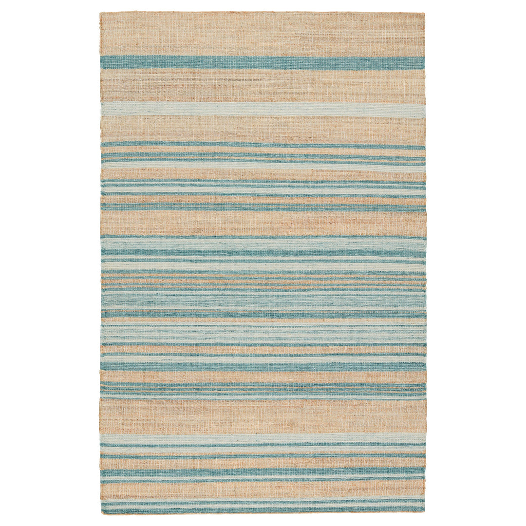 Jaipur Living Vitelli Handmade Striped Beige/ Blue Area Rug (10'X14')