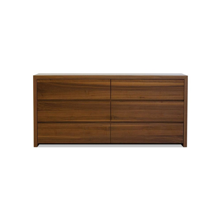 Dressers & Chests Blanche Double Dresser Walnut Veneer / Soft Closing Drawers