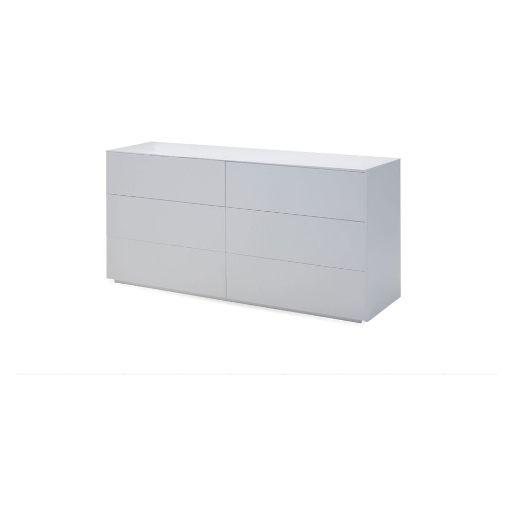 Dressers & Chests Vex Double Dresser White Matte / Soft Close Drawers