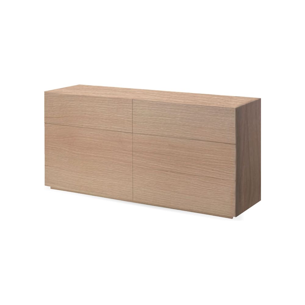 Dressers & Chests Vex Double Dresser White Oak Veneer / Soft Close Drawers