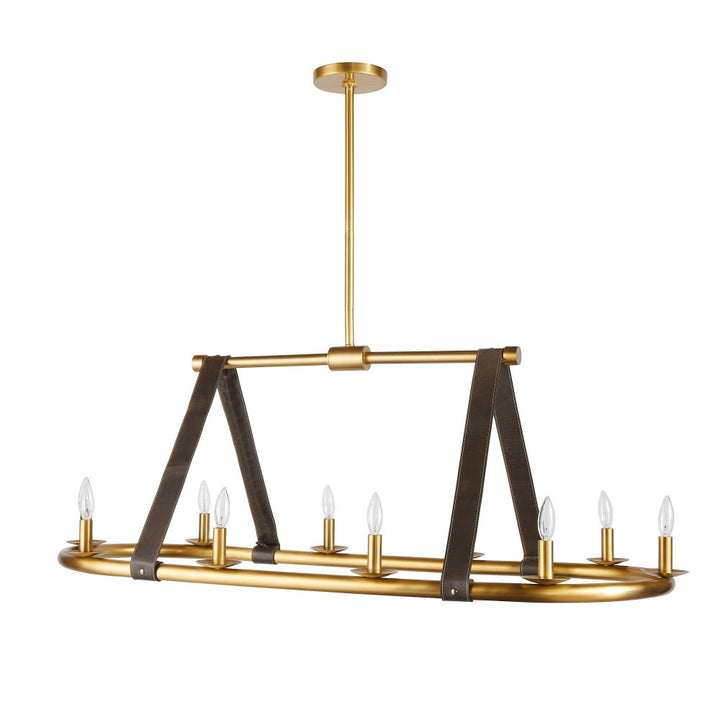 Chandeliers Elara Linear Chandelier - Gold