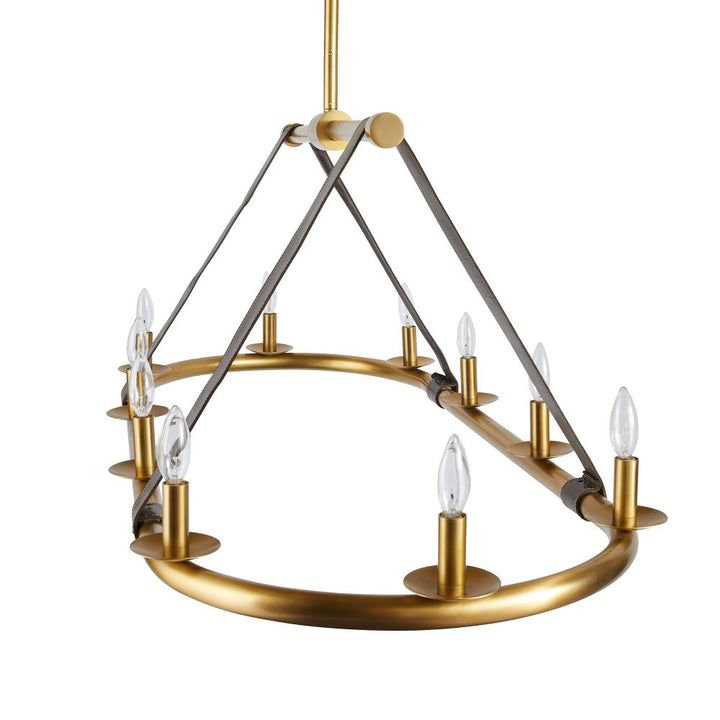 Elara Linear Chandelier - Gold