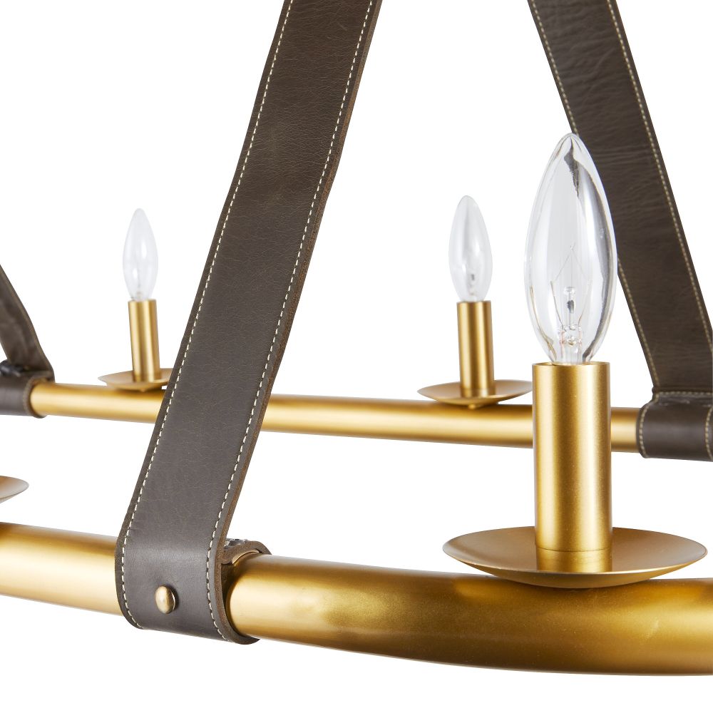 Elara Linear Chandelier - Gold