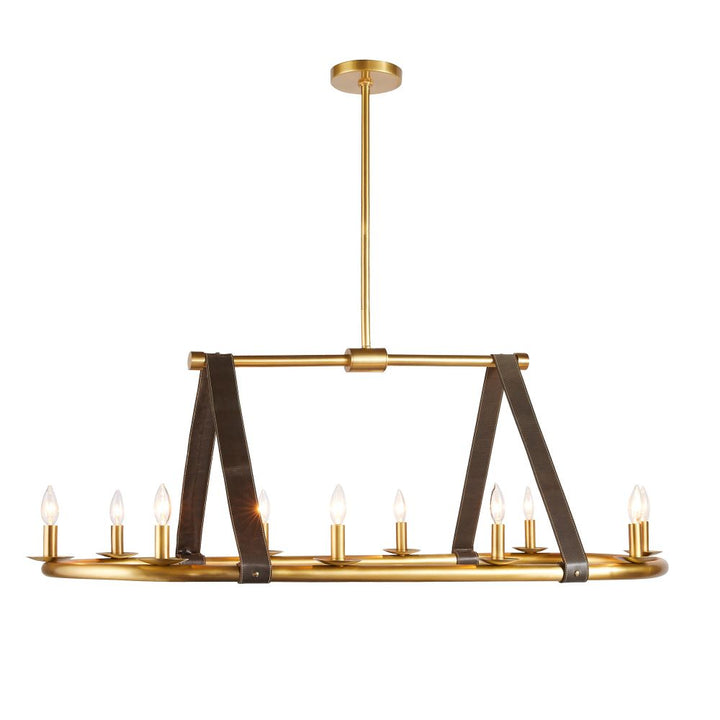 Chandeliers Elara Linear Chandelier - Gold
