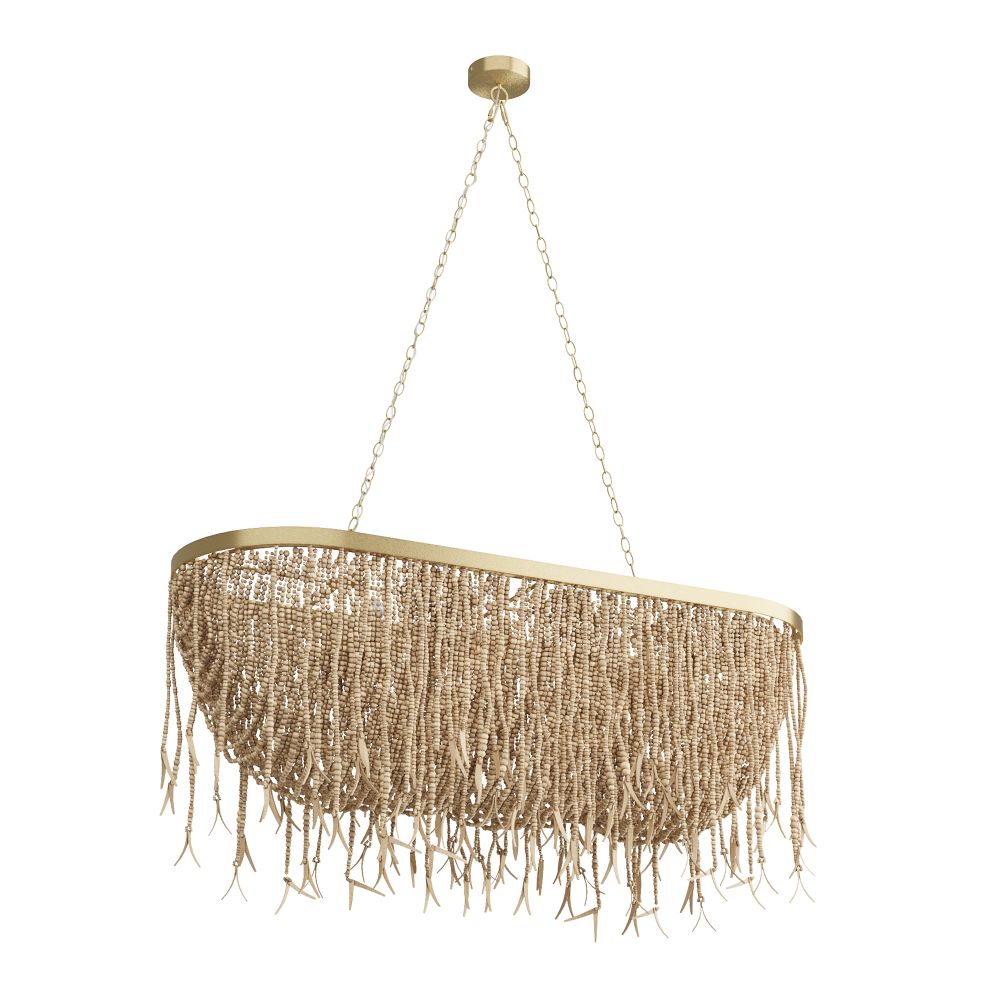 Meadowin Linear Chandelier - Gold