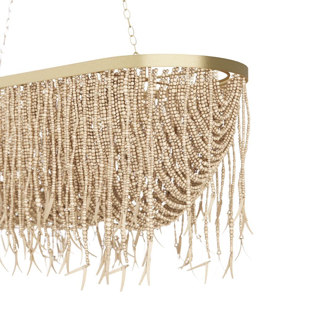 Meadowin Linear Chandelier - Gold