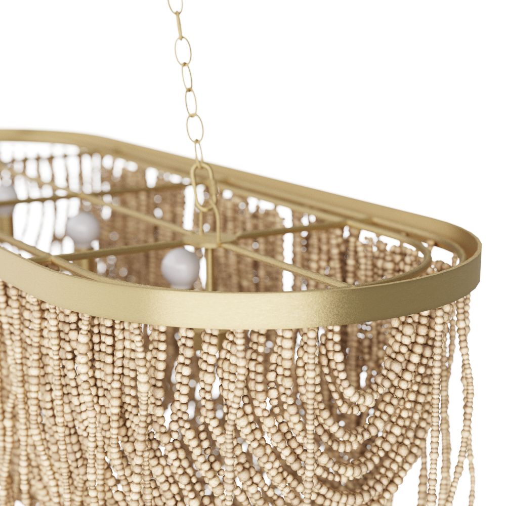 Meadowin Linear Chandelier - Gold